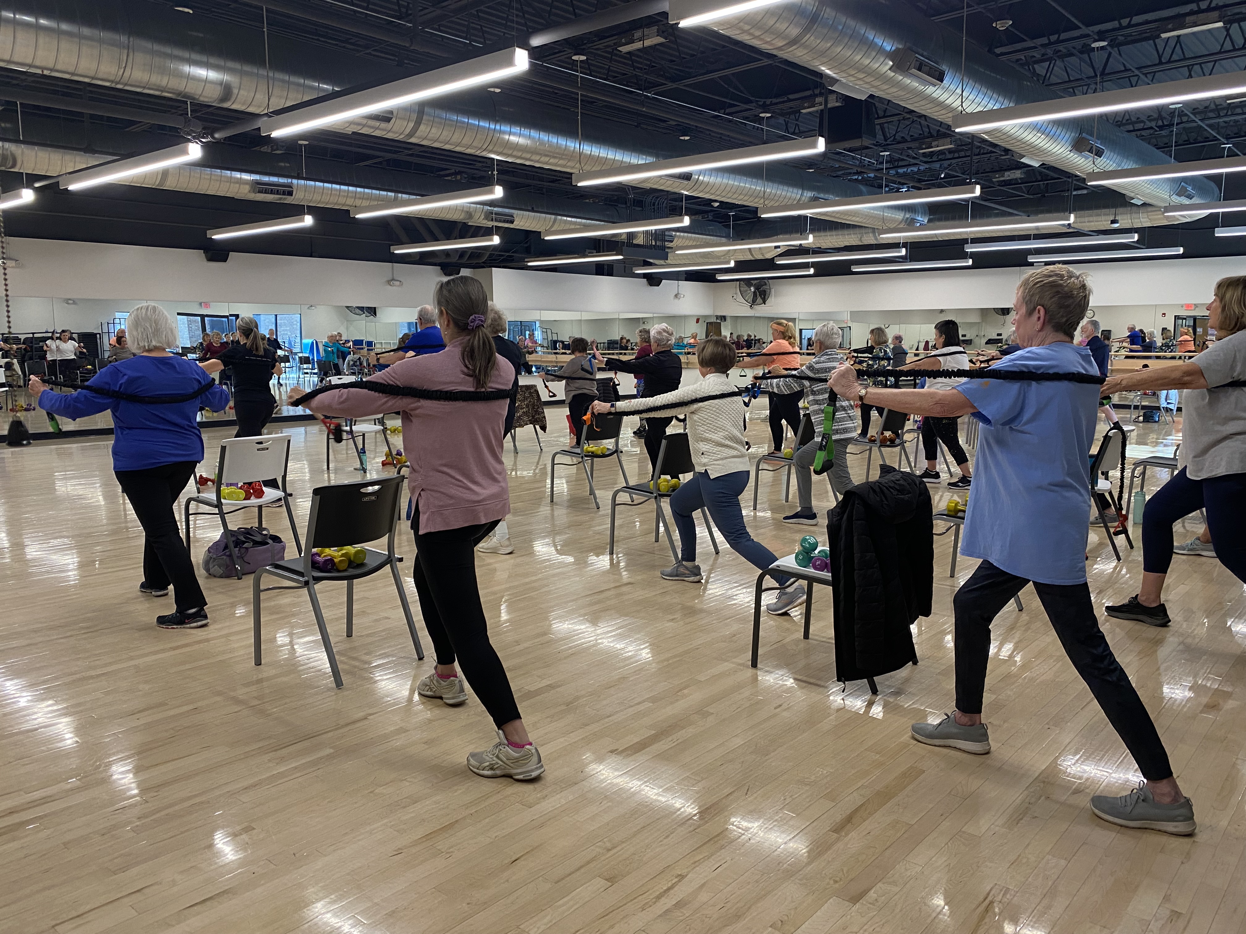 Senior Fitness Class in Colorado