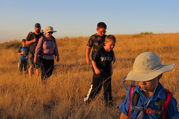 Adults & Kids Hiking in Colorado